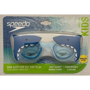 Speedo Kids' Sunny Vibes Shark Swim Goggles Ages 3-6.